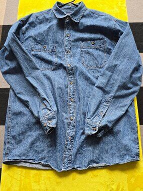 Denver Hayes Denim shirt long sleeve XLT, check it out!